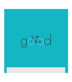 BANDEROLE Fahrrad good, 130x130mm