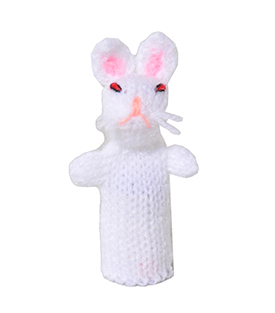 SCHNEEHASE, Fingerpuppe 