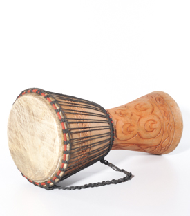 DJEMBE H55 x dm30cm Tweneboaholz 