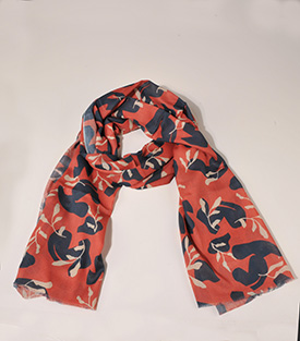 SCHAL Papaya 50% Baumwolle 50% Modal 200x75