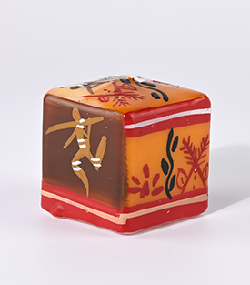 WÜRFELKERZE Damisi ca 7x7cm