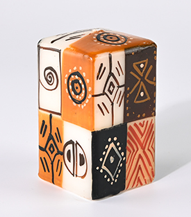 WÜRFELKERZE Liztoni ca 7x10cm