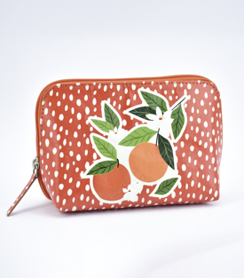 TÄSCHCHEN rot Leder recycelt H13 x B19cm