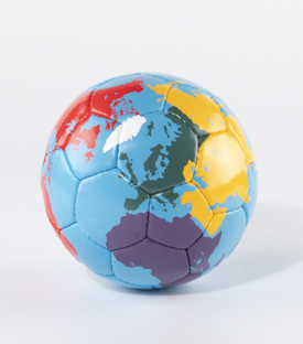 MINISPIELBALL Weltball dm 17cm, Polyurethan (PU)