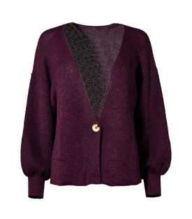 JACKE aubergine 100% Alpaka