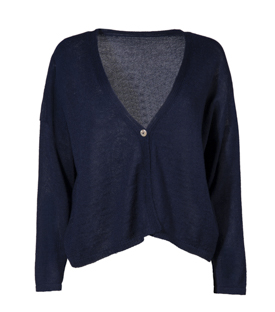 JACKE nachtblau 100% Alpaka