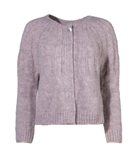 JACKE rosé 89% Alpaka 11% Polyamid