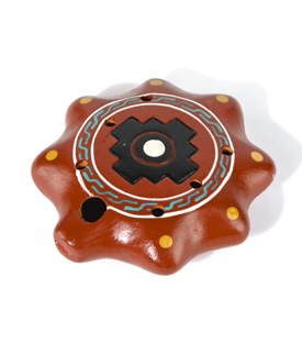 OCARINA Stern rot Ton dm 9cm