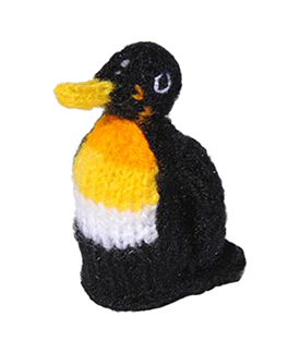FINGERPUPPE Vogerl ca. 9cm handgestrickt