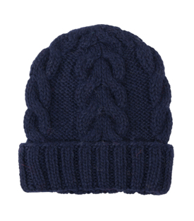 HAUBE nachtblau 100% Alpaka
