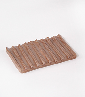 SEIFENTELLER Keramik mauve 13,5x8,5cm