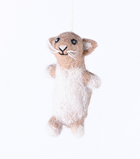 ANHÄNGER Filzkatze 7cm
