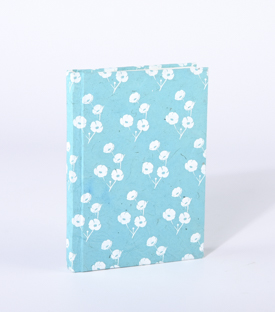 NOTIZBUCH Blümchen jade 11x15cm