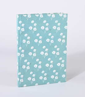 NOTIZBUCH Blümchen jade 15x21cm