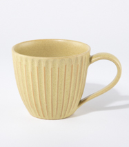 TASSE Rillen gelb dm10xH9,5cm