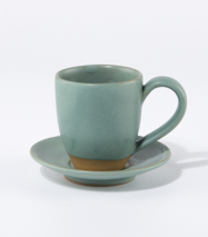 ESPRESSOTASSE jade dm5,5x6,5cm, Teller dm10cm