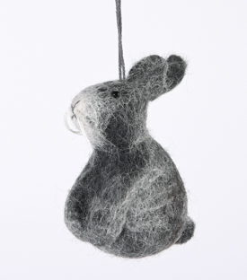 ANHÄNGER Hase gau ca. 5xH9cm