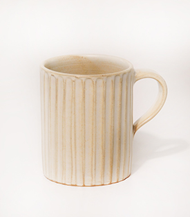TASSE Linienstruktur creme ca. dm7xH9cm