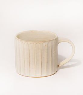TASSE Linienstruktur creme ca. dm8xh6,5cm