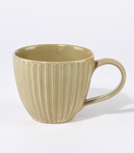 TASSE Rillen creme  dm10xH9,5cm
