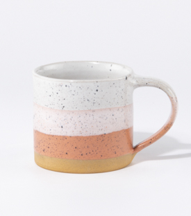 TASSE Streifen Sanddorn dm8xH7,5cm