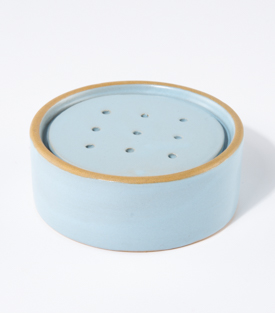 SEIFENSCHALE wolkenblau 2teilig Keramik dm12xH5cm