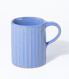 TASSE gerillt blau 7xh9cm