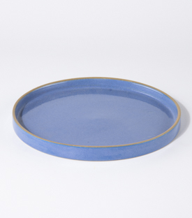 TELLER gerade blau dm18cm
