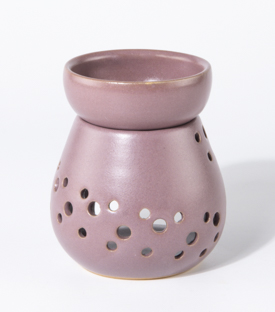 Artikeldetails anzeigen DUFTLAMPE Lochmuster lila 13,5xh9cm