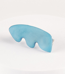 HAARCLIP taubenblau Tagua ca. 4,5cm