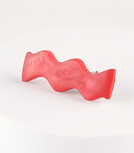 HAARCLIP himbeer Tagua ca. 4,5cm