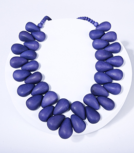 HALSKETTE Tagua violett verstellbar