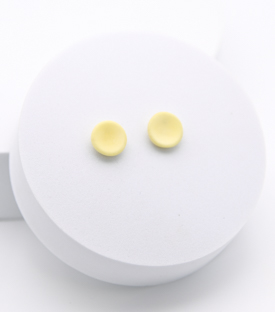 OHRRINGE hellgelb Tagua dm 1,2cm