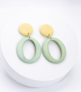 OHRRINGE Kreis Tagua L 5,5cm