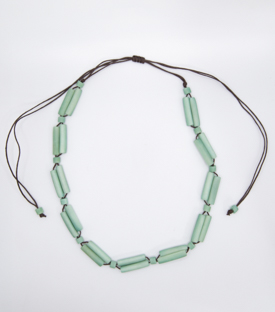 HALSKETTE Stifte mint Tagua verstellbar