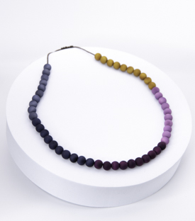 HALSKETTE Color Block Acai verstellbar