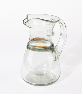 GLASKRUG Regenbogen ca. 1L mundgeblasen ca. dm12xh20cm