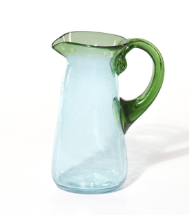 GLASKRUG Austria ca. 0,9L aquamarin-grün ca. dm11xh19cm