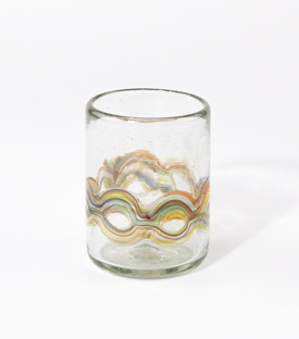 TRINKGLAS Regenbogenkette ca 6,5x9cm