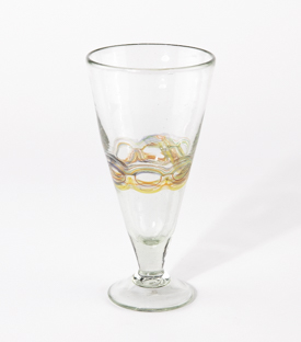 COCKTAILBECHER Regenbogenkette mundgeblasen, dm10xh19cm
