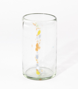TRINKGLAS Regenbogen mundgeblasen, dm8xh13cm