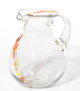 GLASKRUG Regenbogen ca. 3L mundgeblasen ca. dm18xh22cm