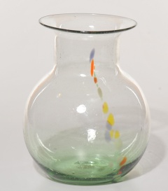VASE Regenbogen mundgeblasen, dm17xh22cm