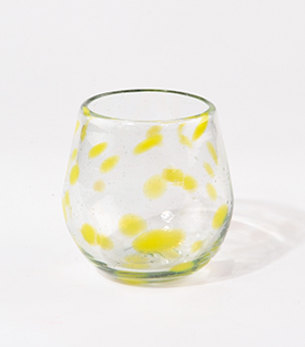 GLAS Bola limette  mundgeblasen dm8xh9cm