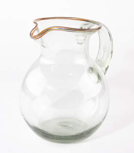 GLASKRUG Regenbogen 3L mundgeblasen ca. dm18xh22cm