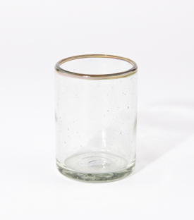 TRINKGLAS Regenbogen mundgeblasen, ca 6,5x9cm