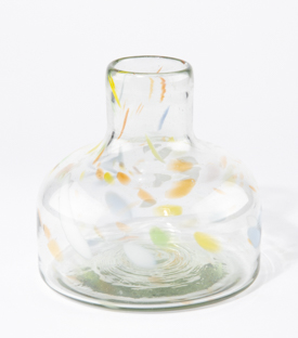 VASE bunte Tupfen dm16xH16cm mundgeblasen