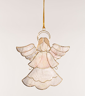 ANHÄNGER Capiz Engel Capiz, 11cm