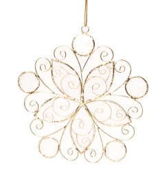 SCHNEEFLOCKE Capiz 12cm