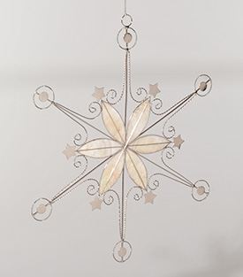 FENSTERSTERN Capiz dm 30cm